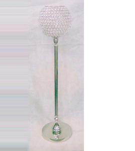 Elegante soporte de pilar de bola de cristal hermosos candelabros linternas y tarros para bodas hoteles o pieza central para el hogar - Product Image 1
