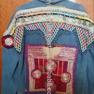 Chaqueta Vaquera Adornada Estilo Bohemio Gitano Banjara - Product Image 2
