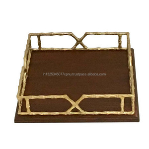 En bois avec poignée en cuir - Product Image 4