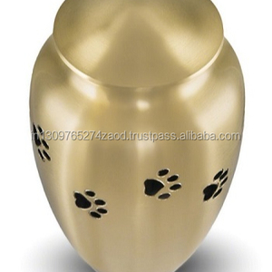 Urne funéraire pour animaux de compagnie de style américain Brassworld India, modèle BWI-786-02, articles funéraires de qualité supérieure - Product Image 1