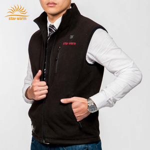 Factory Custom Ultra-Soft Warm and Lightweight Fleece Fabric USB-C battery Heated <b>Vest</b> With 3 Adjustable Heat Settings - Product Image 2