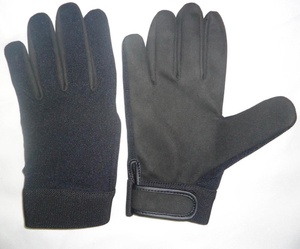 Venta al por mayor de cuero sintético de la mejor calidad en la seguridad mecánica de cuero guantes de trabajo de protección de las manos guantes mecánicos de impacto - Product Image 1