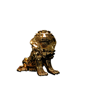 Sculpture de Lion en résine, résine Unique, Art décoratif pour la maison, original - Product Image 4