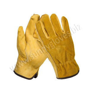 Pas cher Travail Gants En Cuir De Vache Conducteur-Gant Pas Cher Gréeur-Gants - Product Image 2