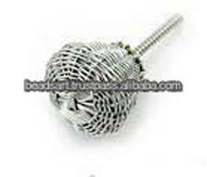 Boutons en fil métallique en laiton au design moderne Poignée de tiroir décorative unique pour cuisine chambre à coucher salle de bain armoires de salon - Product Image 1