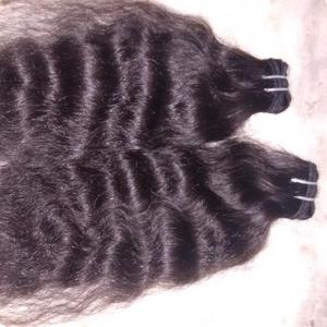 100% Extensions de cheveux bruts indiens non transformés cuticule alignée cheveux vierges avec une bonne Texture naturelle douce Wafting de cheveux humains - Product Image 3