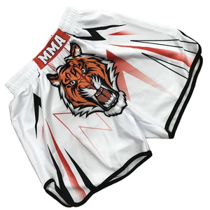 Pantalones cortos Rashguard impresos personalizados para Kick Boxing MMA CrossFit Muay Thai Fisting Kickboxing Training Sport Trunk - Product Image 1