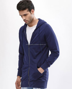 Nouveaux sweats à capuche unis bon marché et élégants pour hommes, impression de logo personnalisé, sweat à capuche en coton uni, sweats à capuche respirants de qualité avec fermeture éclair, logo personnalisé - Product Image 2