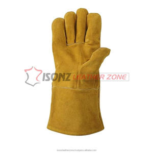 Gants de soudure en daim résistant à la chaleur de qualité supérieure, coupe extrême, gants de sécurité du fabricant pour le travail - Product Image 2