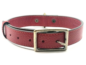 Collier de chien en cuir véritable de haute qualité produits de luxe pour animaux de compagnie marron toutes couleurs harnais laisse sac de friandises ensemble boucles durables - Product Image 2