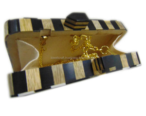 <b>white</b> blue Indian metal clutch bags <b>acrylic</b> resin lucite bag - Product Image 2