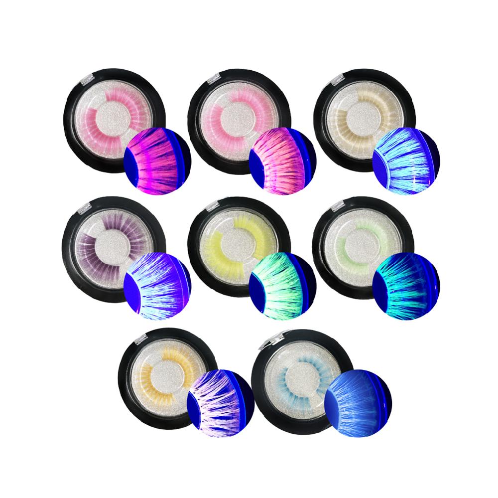 Неоновые накладные ресницы JOVISA Party из Тайваня