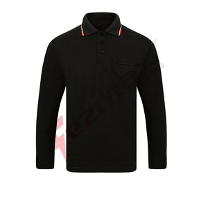 Camiseta Polo de manga larga personalizada, venta al por mayor - Product Image 2