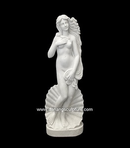 Statue de la naissance de Vénus en marbre blanc, célèbre statue féminine nue, DSF-CD05 - Product Image 1