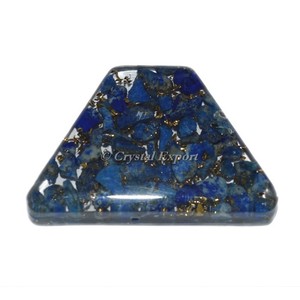 Lapis Lazuli <b>Orgonite</b> Trapezoid Cabs - Product Image 1