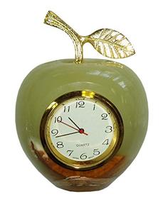 Reloj de Estilo Manzana de Mármol Ónix Real - Product Image 3