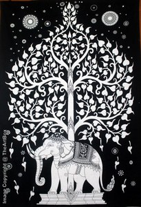 Best Quality Cotton Indian Mandala Elephant Tapestry Poster <b>Wall</b> Hanging Woven Home Decor Living Room <b>Wall</b> Decor Handmade <b>Carpet</b> - Product Image 5