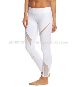 Pantalones de Yoga para mujer, pantalón de longitud completa de alta calidad, mallas largas, Sexy, malla transparente, transpirable, secado rápido, embalaje personalizado, ropa deportiva - Product Image 4