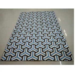 Superior Quality Bulk Stock Hand Stitched Cowhide Leather Carpet