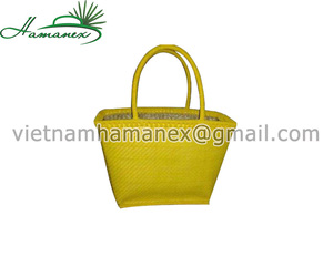 Vietnam Hamanex 100% Bolso de mano de paja de algas marinas ecológico hecho a mano para mujer elegante directo de Vietnam con excelente precio - Product Image 1
