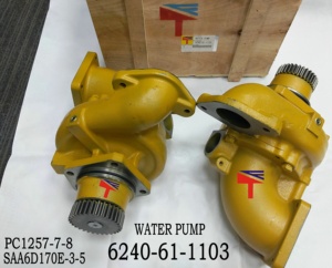 Bomba de Agua 6240-61-1103 para Excavadora PC1250-7 SAA6D170E-<span class=keywords><strong>5</strong></span>, Repuestos para Motor Diésel 6240-61-1102 6240-61-1100, Camión Volquete <span class=keywords><strong>HD465</strong></span> - Product Image 2