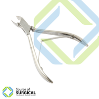 Coupe-cuticules professionnel manuel sur pied en acier inoxydable pour usage domestique, garantie 1 an, manuel inclus