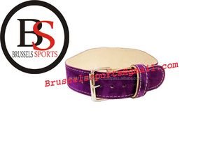 Hebilla de palanca de cuero de 10cm, cinturón de levantamiento de pesas con gamuza (en cualquier color), resistente, OEM, personalizado - Product Image 2