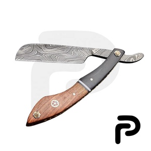 Maquinilla de afeitar Damasco con mangos de hueso - Product Image 1