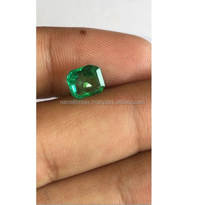Piedra preciosa de corte esmeralda colombiana Natural de grado AAA Color verde con certificado IGI para accesorios de joyería - Product Image 3