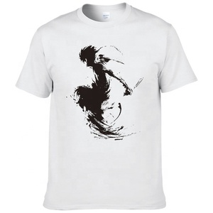 Camiseta de Manga Corta para Hombre, Cuello Redondo, 100% Algodón Bio Lavado, Preencogida, Personalizada, Tejida, Casual, con Estampado Digital, de Alta Calidad - Product Image 6