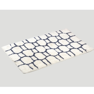 Tapis de bain de haute qualité Vente en gros Tapis de bain floral Design personnalisé Meilleur exportateur de tapis de bain en coton de couleur en Inde. - Product Image 6