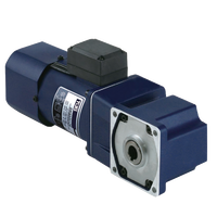 Moteur à engrenages à angle droit à vis sans fin monophasé 220V avec réducteur 6-250W, rapport 5-250, 50/60Hz, garantie 3 ans