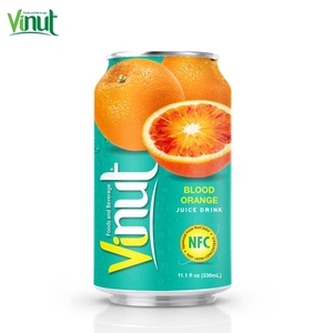 330ml de boisson de jus d'orange en conserve 100% Pure Juice Export Private Label OEM ODM - Product Image 5