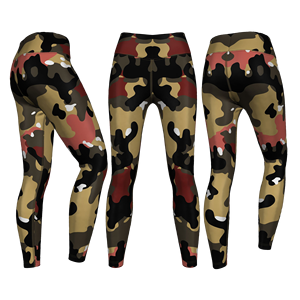 Camo Imprimé Leggings Femmes Collants De Yoga Leggings avec Logo Personnalisé option Numérique Imprimé pantalon Courant de Sports de Gymnase - Product Image 2