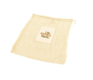 ถุงตาข่ายผ้าฝ้าย100% เป็นมิตรต่อสิ่งแวดล้อมถุงตาข่ายสำหรับบรรจุอาหารถุงตาข่ายถุงตาข่าย - Product Image 3