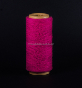 Hilo de mezcla de poliéster y algodón reciclado ecológico de alta resistencia TC, serie roja, tejido de punto, hilo crudo, hilo regenerado - Product Image 2