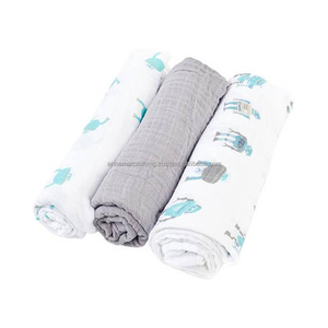 Custom Made Muslin Swaddle Blanket | Soft Cotton Newborn Receiving Wrap Breathable Gauze <b>Nursery</b> Bedding For Custom <b>Print</b> Orders - Product Image 1