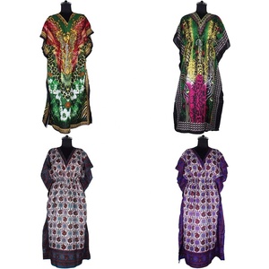 New Design Silk High Quality Ladies <b>Long</b> <b>Kaftan</b> Maxi Dress - Product Image 2