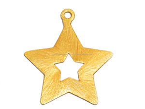 รูปดาวแปรงชุบทองเครื่องประดับจี้และเสน่ห์-ต่างหูค้นพบ-การค้นพบสร้อยคอ - Product Image 2