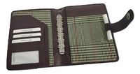 Carpeta de archivo de cuero genuino Unisex, tamaño A4, alta calidad, moderna, logotipo personalizado, estilo