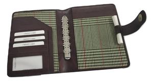 Modern Unisex High Quality A4 Size Genuine Leather Portfolio File <b>Folder</b> Customized Logo Style Time - Product Image 2