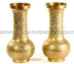 แจกันดอกไม้ทองเหลืองสไตล์โมเดิร์นจากบรัสเวิลด์ อินเดีย - Product Image 5