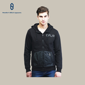 เสื้อสเวตเตอร์มีฮู้ดแบบมีซิปผ้าคอตตอน65% ผ้าโพลีเอสเตอร์พิมพ์ลายขนาดใหญ่สำหรับฤดูหนาวออกแบบได้ตามต้องการ - Product Image 3