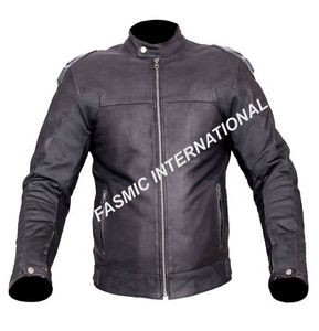 Chaqueta de carreras de cuero para motociclista - Product Image 5