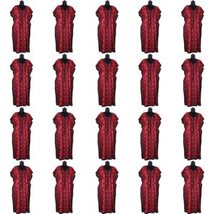 Nuevo vestido musulmán 2025 mujeres islámico largo Kaftan Dubai Anokhi Caftan Maxi vestido Floral bloque estampado Loungewear Anokhi Pull string - Product Image 1