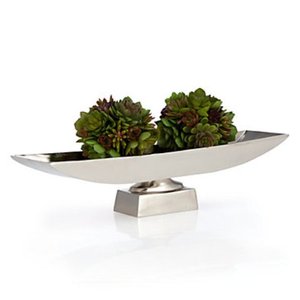 Holesale Wedding Party & Events esesigner owowls uuxury etal odern ererving Bowl Aluminium ecectanzel Shape - Product Image 1