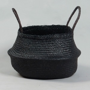 Handmade Eco-Friendly Multifunctional <b>Seagrass</b> <b>Storage</b> <b>Basket</b> Colorful and Foldable Design from Vietnam - Product Image 1