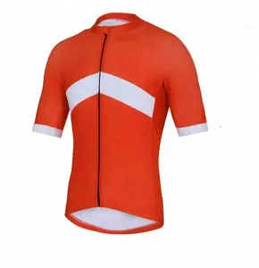 Shemax 2024 Professional Cycle Top Bike Clothing Men Orange Cycling Jersey Reflective Bicycle Shirt Women Sublimation Summer