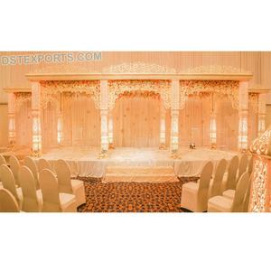 Impresionante Mandap de Boda Indio con Diseño de Elefante, Gran Mandap para Bodas en Sri Lanka, Mandap de Boda Estilo Dientes de Elefante, Australia - Product Image 4