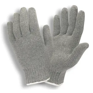 Goedkoopste 7 Gauge Houtskool (Print Grijs) Katoen Gebreide Hand Handschoen